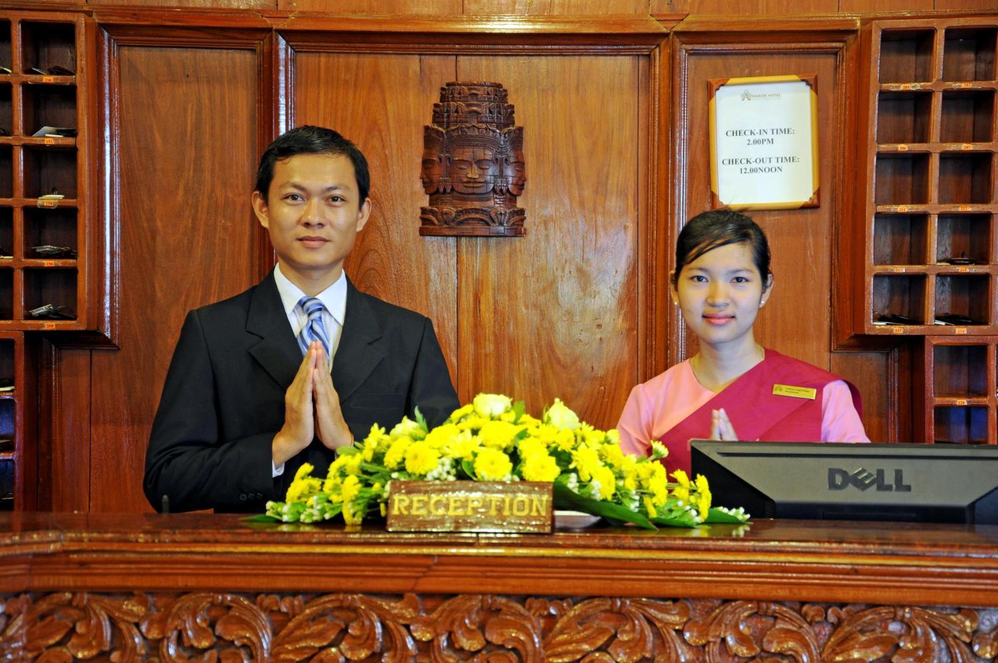 Angkor Hotel Сием Реап Интериор снимка